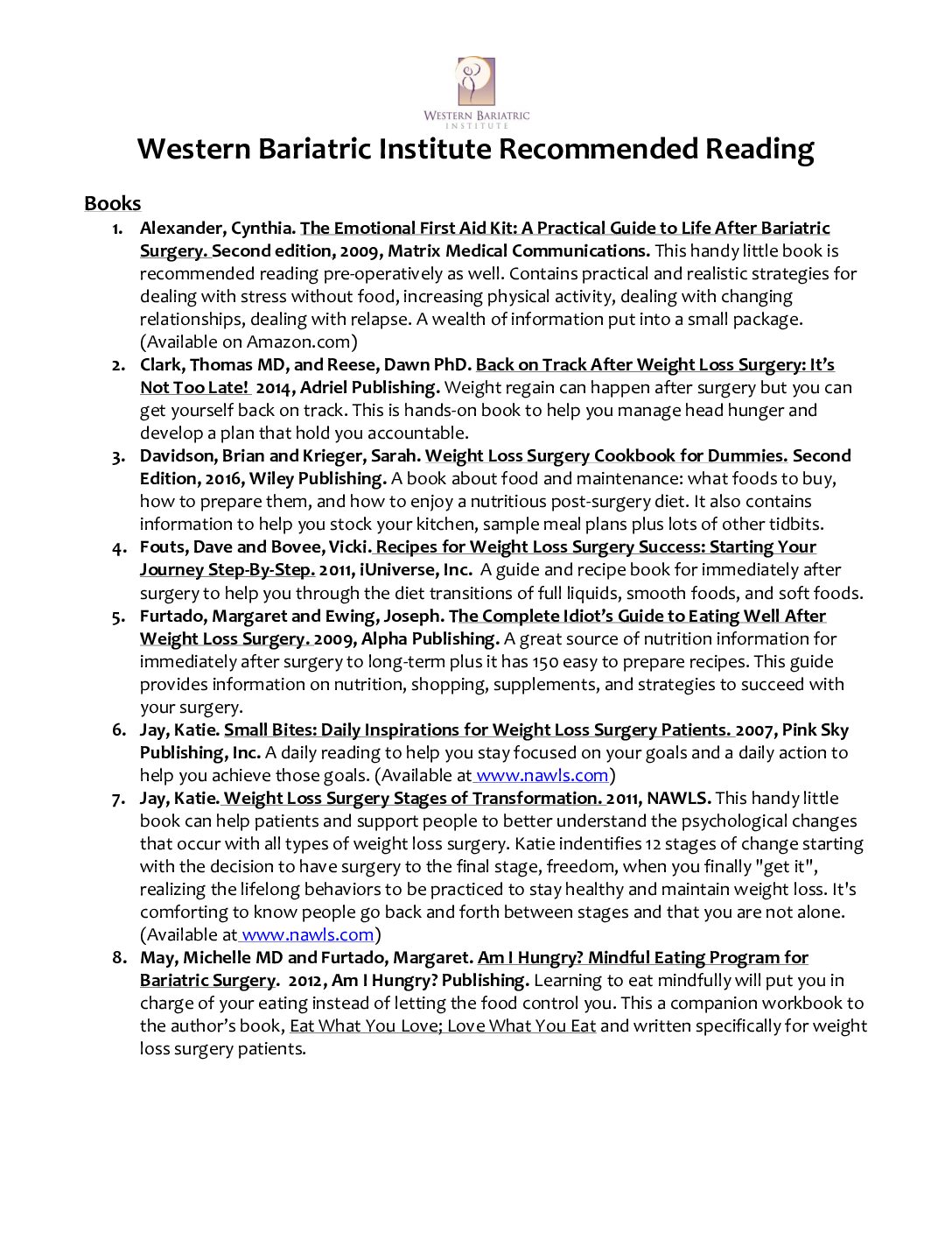 Recommended Reading & Websites